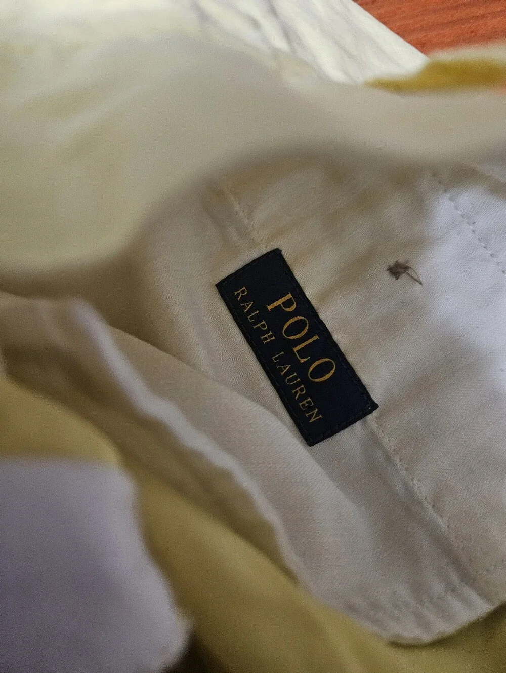 Polo Ralph Lauren Yellow Mens Chino Shorts Golf Casual Size 29!